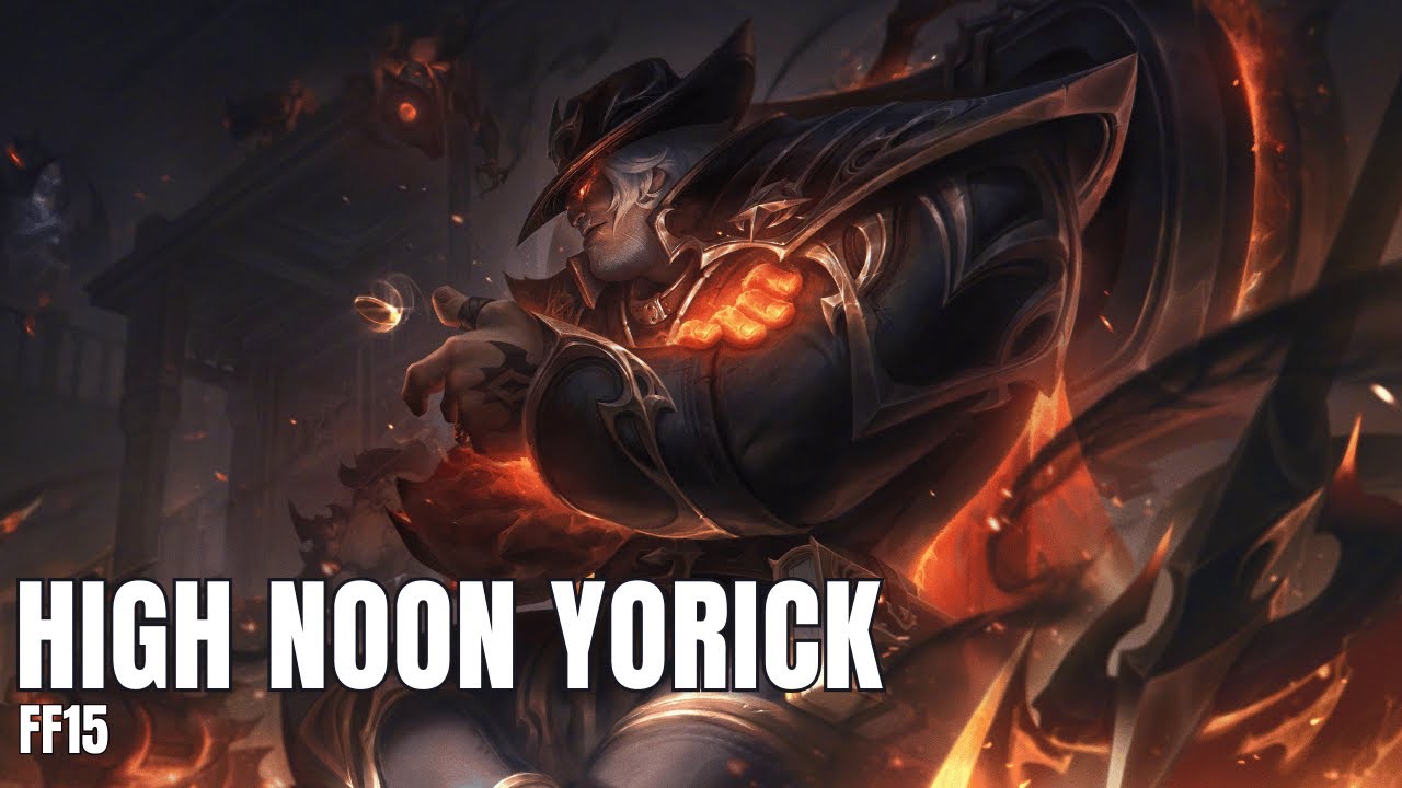 High Noon Yorick - Skin Show PBE - League of Legends