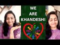 We are khandeshis 