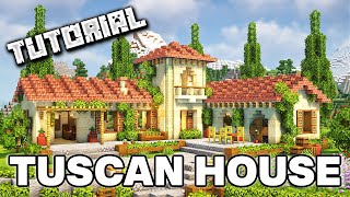 How To Build A Tuscan House | Minecraft Tutorial by Cortezerino 9,827 views 2 weeks ago 44 minutes