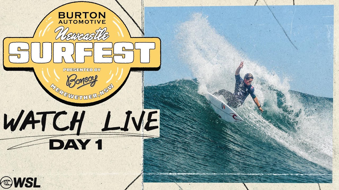 🔴 LIVE - Burton Automotive Newcastle Surfest presented by Bonsoy 2025 - Day 1