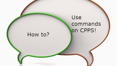 [CPPS TUTORIAL] Commands
