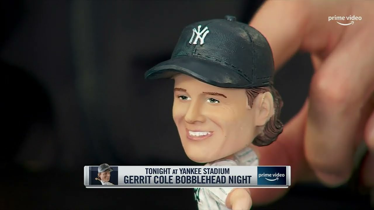Gerrit Cole on Yankees' career so far, bobblehead night - YouTube