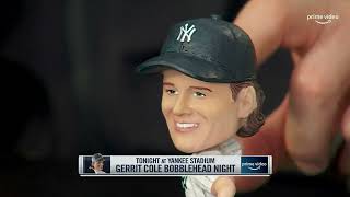 Gerrit Cole on Yankees' career so far, bobblehead night