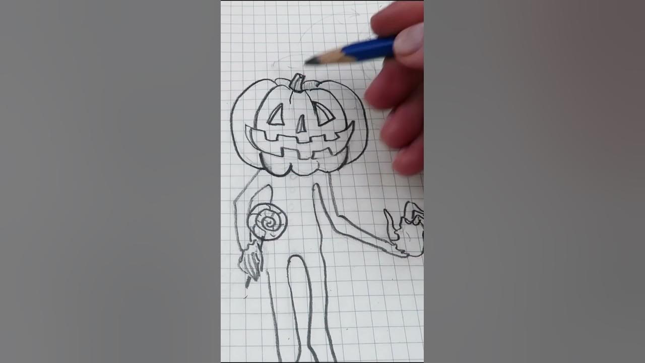 i-draw-and-sculpt-scary-realistic-huggy-wuggy-halloween-pumpkin