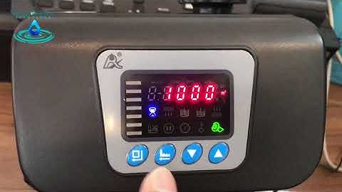 Hướng dẫn cài đặt auto valve 5 cửa máy làm mềm nước (Đầu điện tử điều khiển lọc)