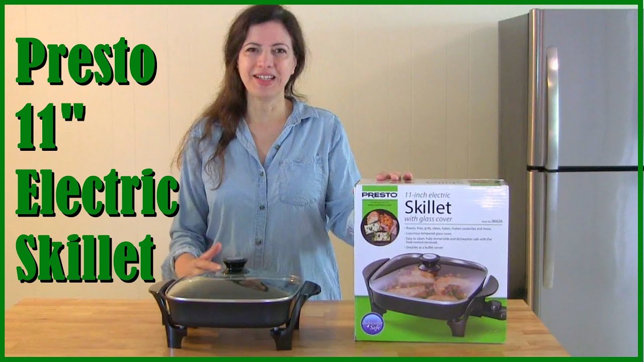 Presto 11" Electric Skillet Demo/Review YouTube