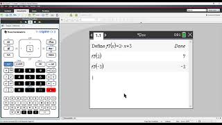Tips for TI Technology: Evaluating Functions and Compositions TI Nspire