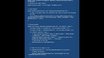 Salesforce Developer - APEX – Interfaces