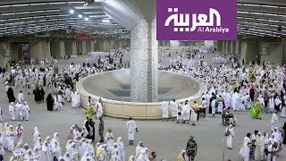 رمي الجمرات مع أول أيام العيد