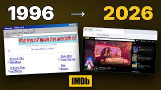 Information IMDb Website Evolution: From 4 Links to a Screen of Trailers Update