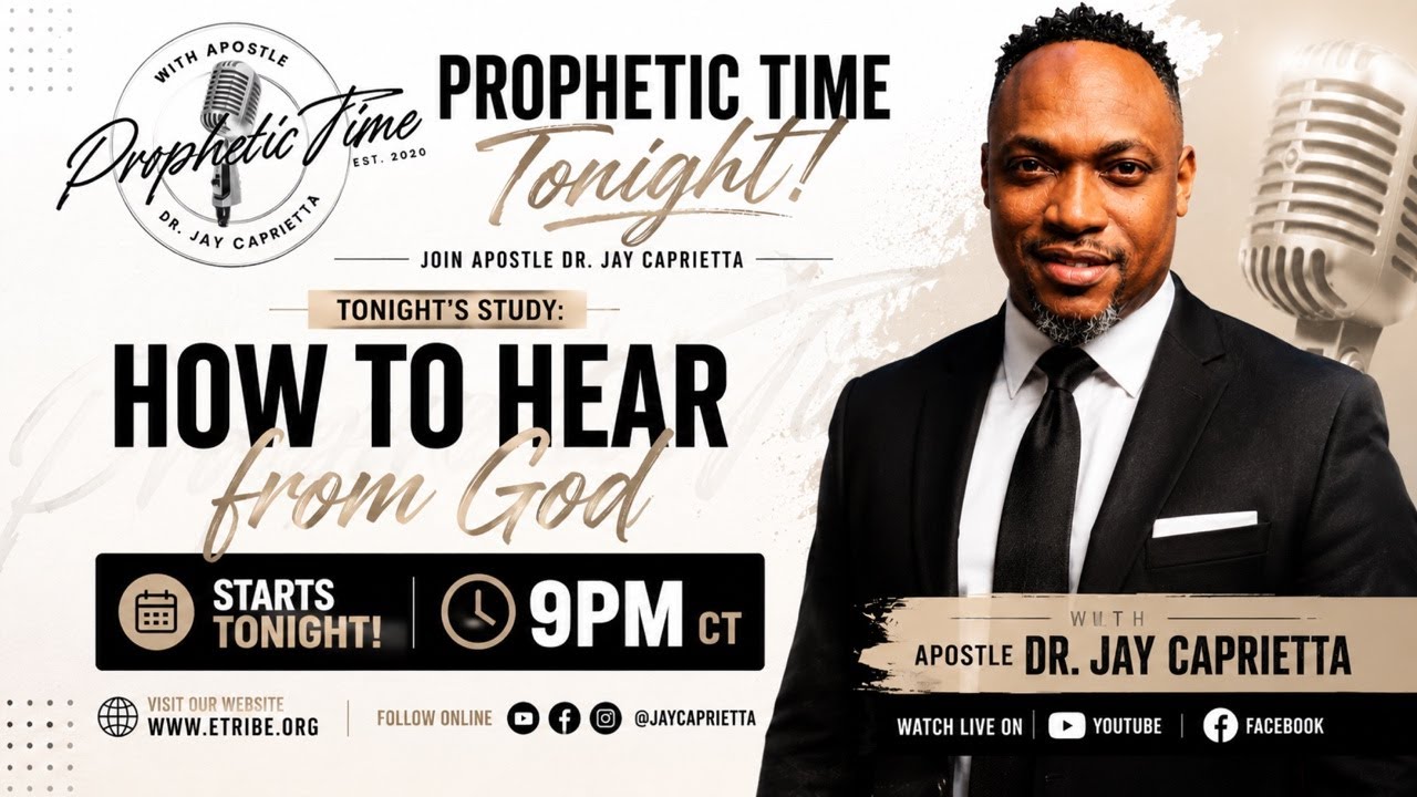 How To Hear From God - Prophetic Time!!!
