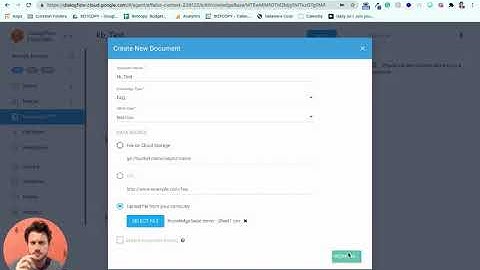 Dialogflow Knowledge Connector & Botcopy