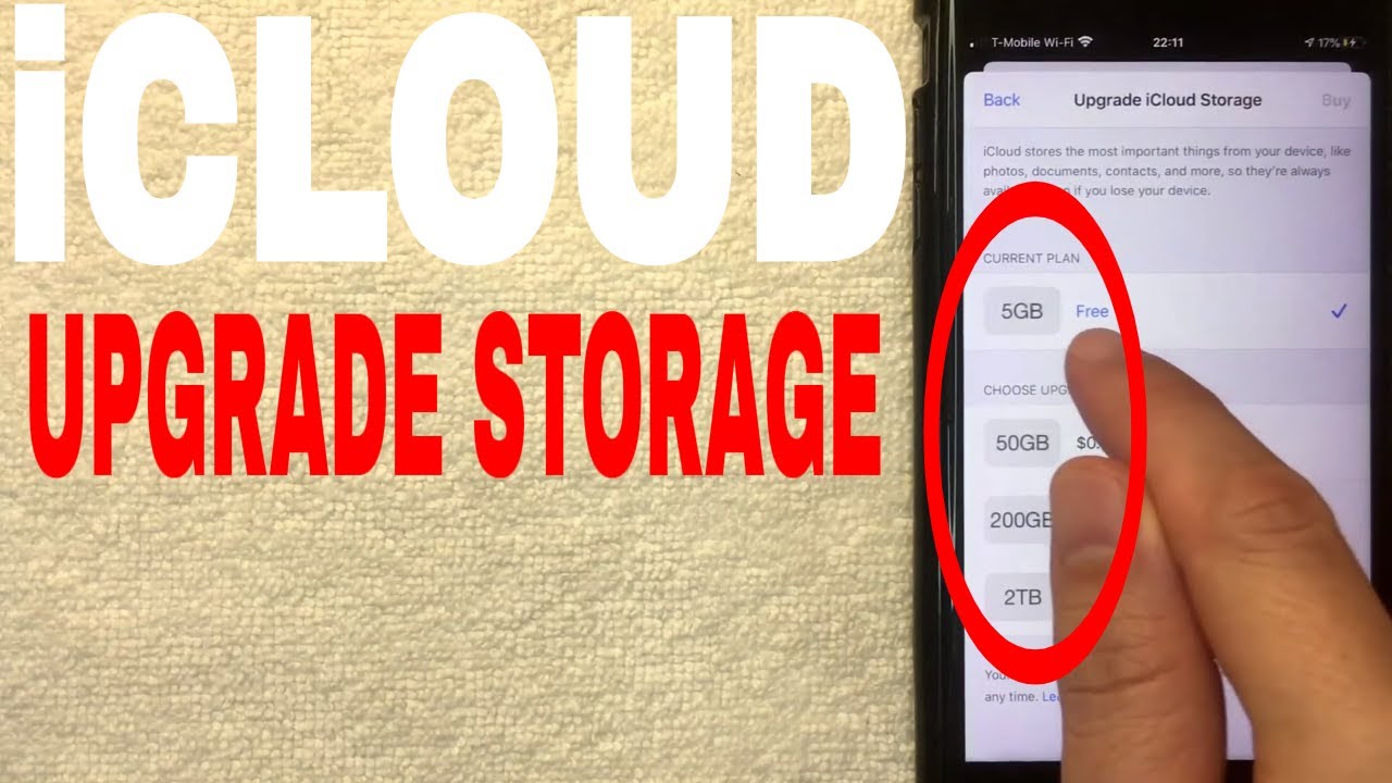 How To Upgrade iCloud Storage ������ - YouTube