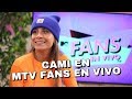 Cami en MTV Fans En Vivo Argentina