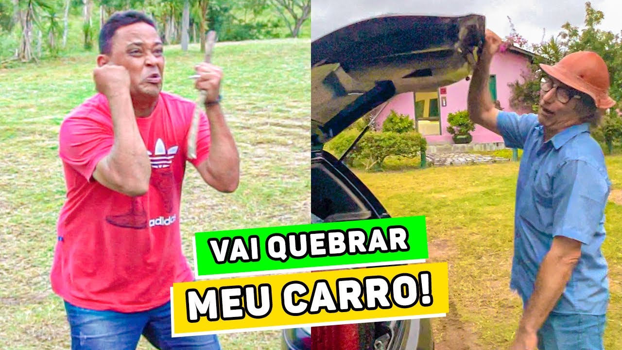MUÇÃO DÁ CAVALO DE P@# COM CARRO DE PAPO RETO