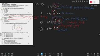 GRD 12 Org Chem MCQ Revision Part 1