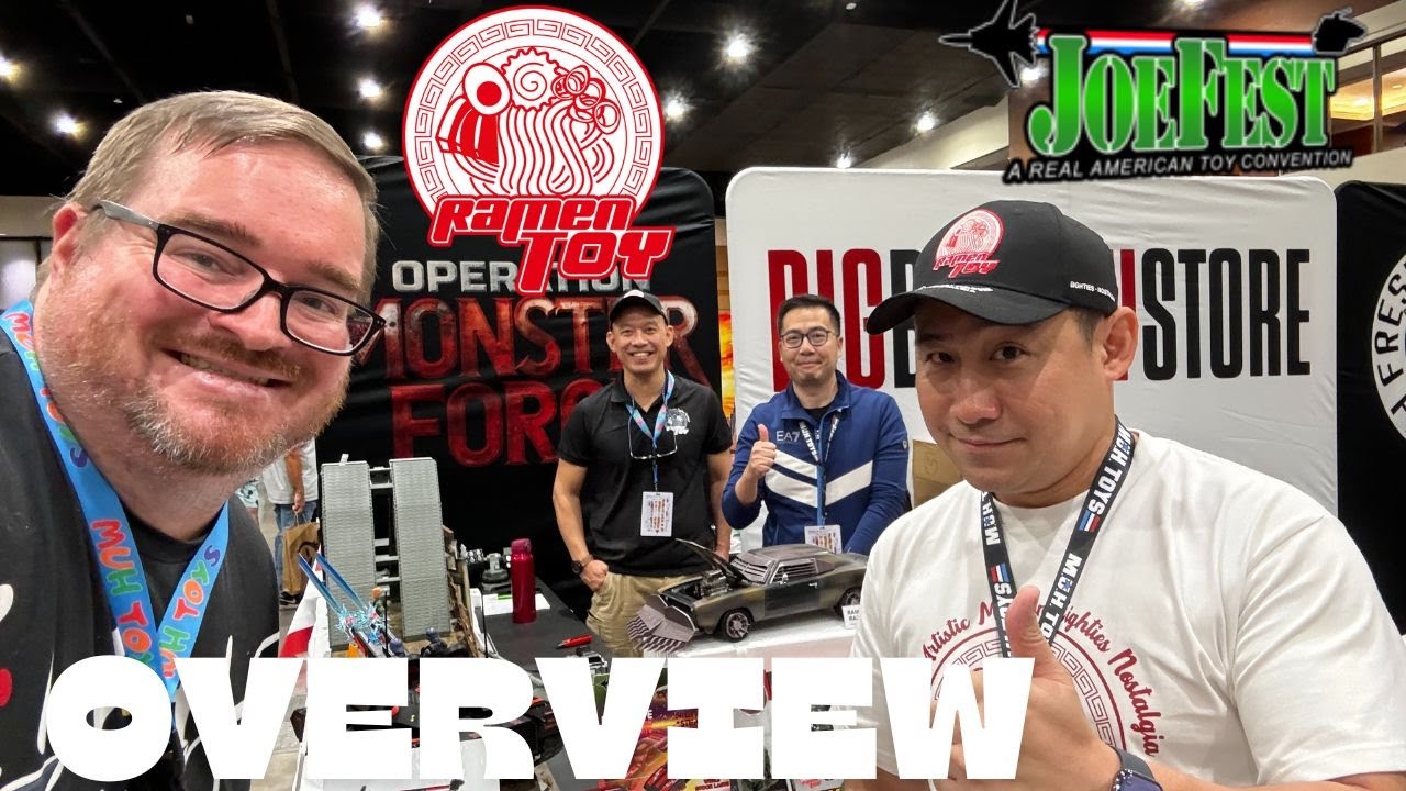 A TANK?!? Ramen Toy JoeFest 2024 Booth Overview - YouTube
