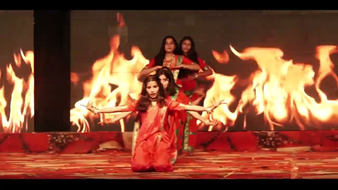 MAHABHARAT ACT ||THE SPARKLES FEST 2024||ANNUAL FUNCTION|| POWERFULL DANCE BY GIRLS||