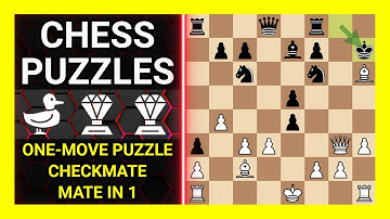 Chess Puzzles to Practice. Themes: One-move puzzle, Checkmate, Mate in 1. Learn Chess