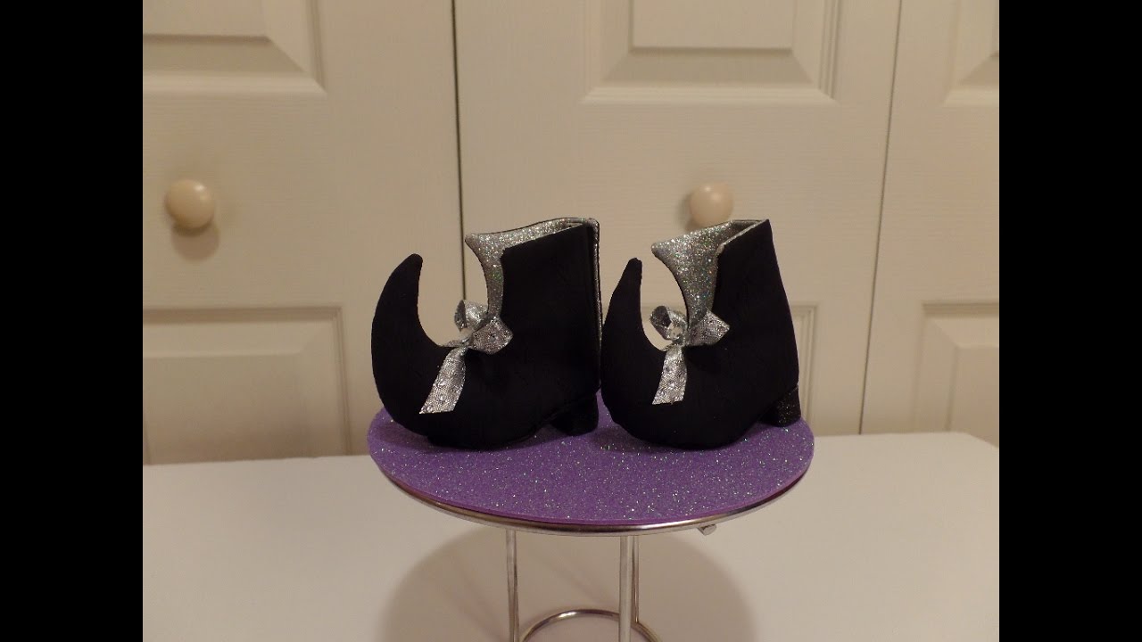 Dollhouse Miniature Black Leather Witch Boots Handcrafted by Dolls Cobbler Dollhouse Miniature Black Leather Witch Boots Handcrafted by Dolls Cobbler