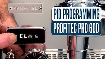 Profitec Pro 600: PID Programming