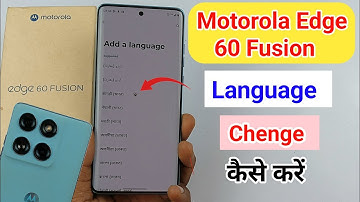 Motorola edge 60 fusion language change / Motorola edge 60 fusion main Bhasha kaise change Kare