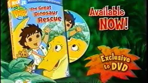 (2006) Go Diego Go The Great Dinosaur Rescue DVD TV Spot
