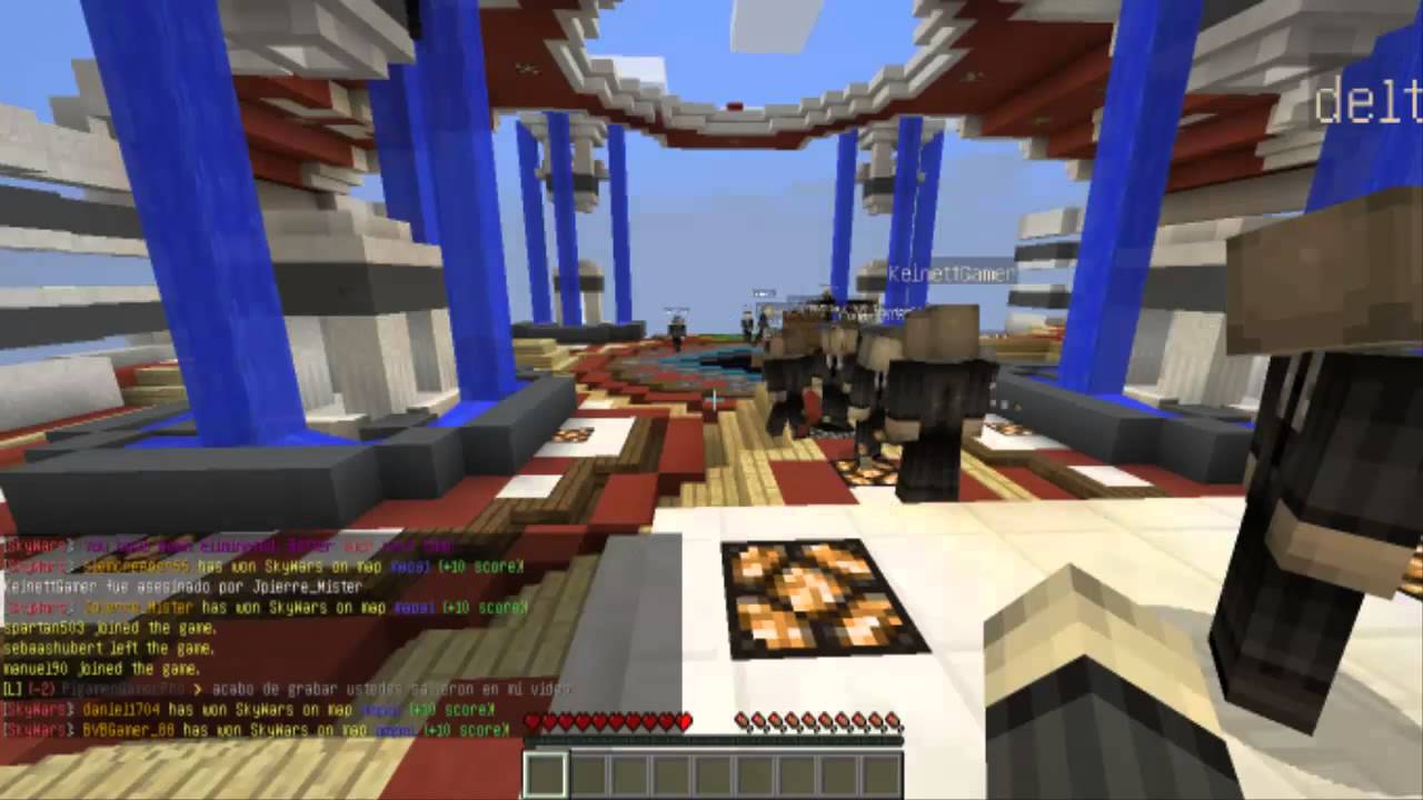 MINECRAFT- CONVENCIÓN DE SLEDERMAN| SKYWARS - YouTube