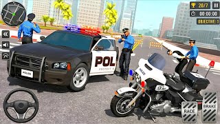 पुलिस कार चेस सिम्युलेटर 3D - रियल कॉप कार ड्राइविंग सिम्युलेटर 2025 - एंड्रॉइड गेमप्ले screenshot 3