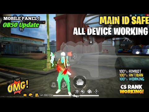 Free Fire Max Hologram Panel Moblie 🤯 Free Fire Max Invisible Goowll 💦Maine Id Fully Safe ⚡☠️