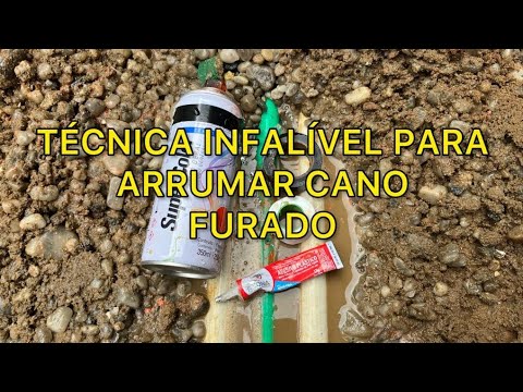 Como consertar cano de água QUEBRADO – DICA DO CONSTRUTOR