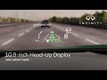 2026 INFINITI QX60 Tech: Next-Level 10.8" Head-Up Display