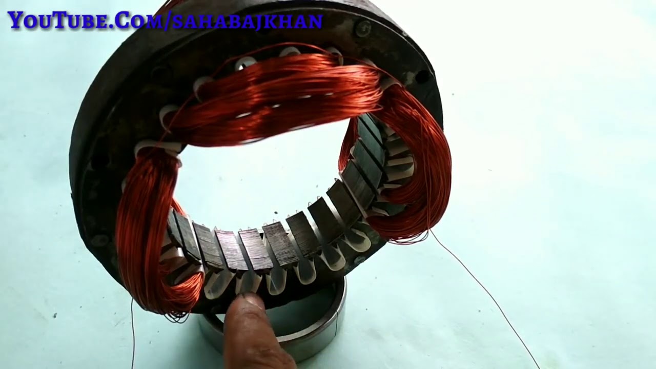3 speed cooler fan motor winding. YouTube