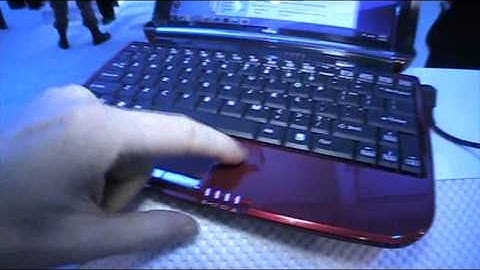 Fujitsu LifeBook MH380 netbook at CES 2010.wmv