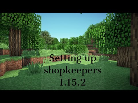 Minecraft: How to setup shopkeepers