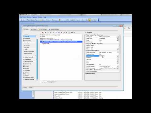 V11 Embedding a Grid Component Inside a Dialog Component, Executing Methods on the Grid Part 1