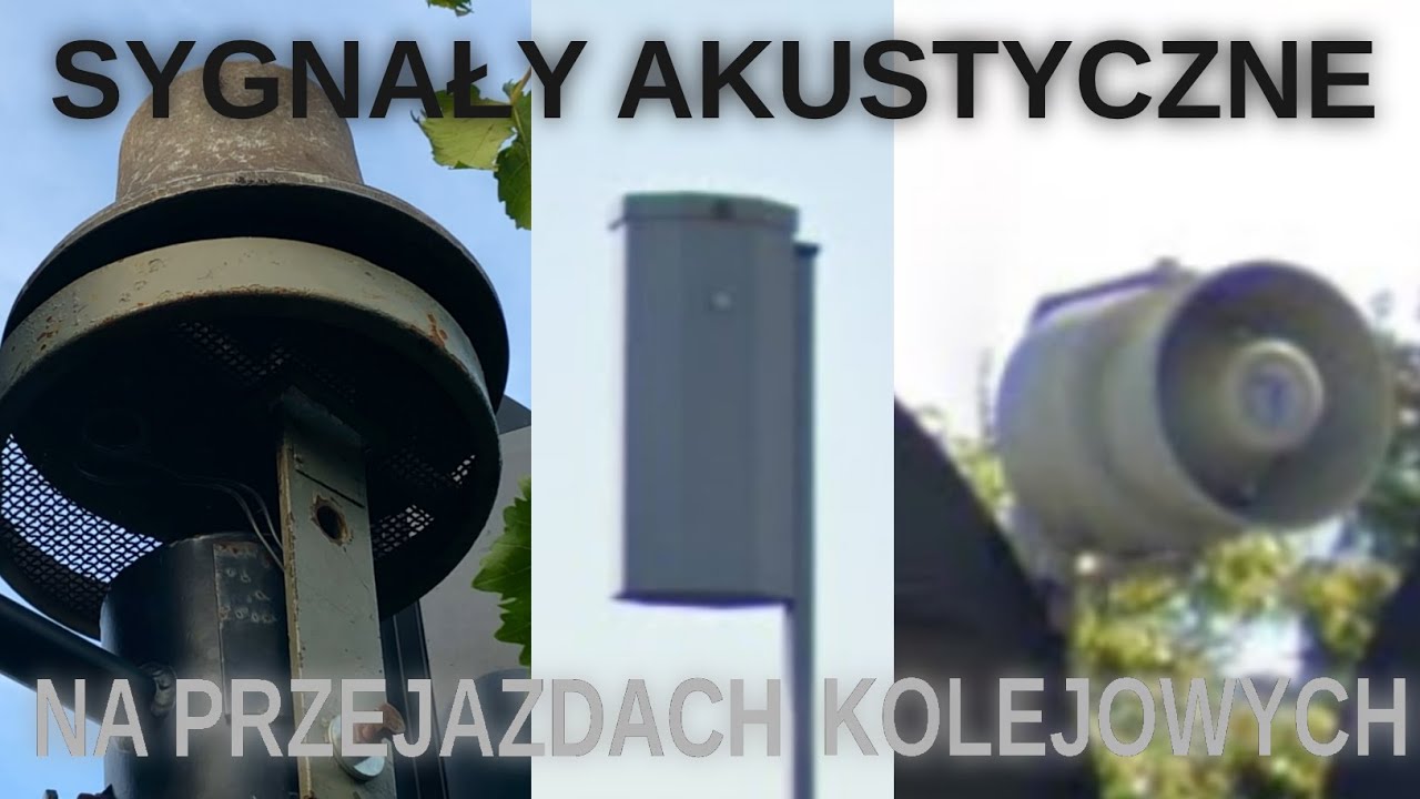 Rodzaje sygnałów akustycznych na polskich przejazdach kolejowych