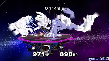 Super Smash Bros. Melee Crazy Mod UE: 10 Master Hands vs. 10 Crazy Hands