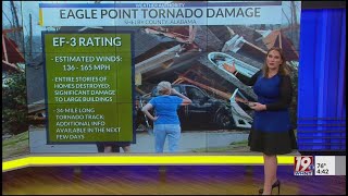 EF-3 Tornado damage reported in Eagle Point, Alabama