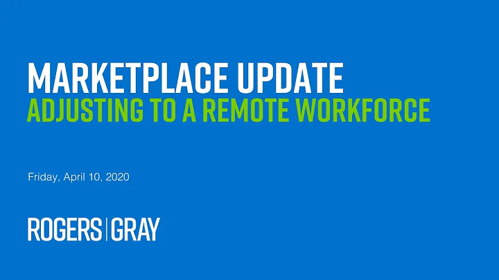 HR Update | Adjusting to a Remote Workforce