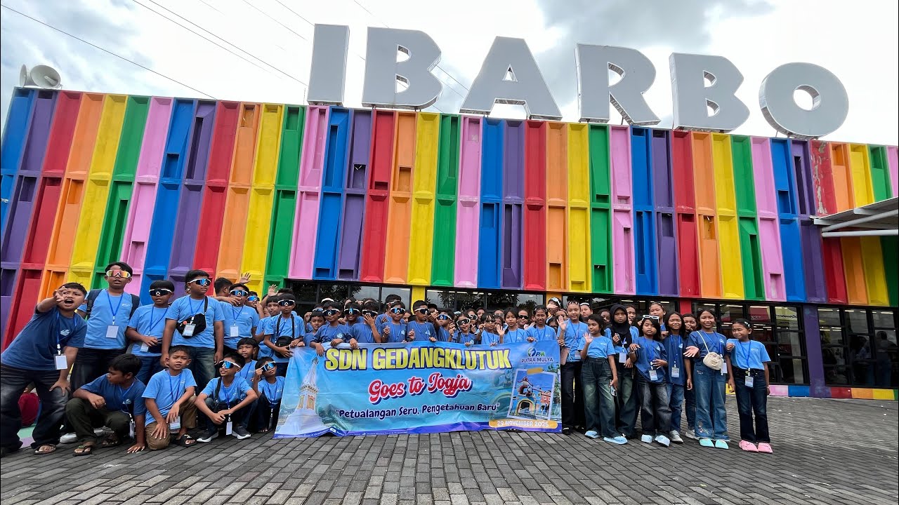 SD GEDANGKLUTUK GOES TO BANDARA YIA & IBARBO PARK WITH PUTRA MULYA TOUR & ORGANIZER