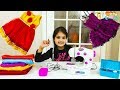 Ashu & Katie Cutie wants same kids Party Dress - Sewing Toy for Kids ! Katy Cutie Show