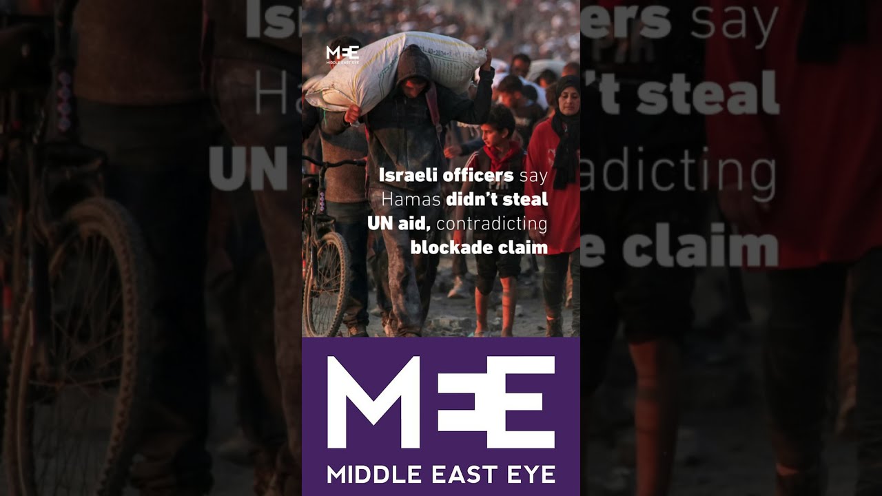 Two Senior Israeli Army Officers Have Told The New York Times There Is No Evidence That Hamas Looted