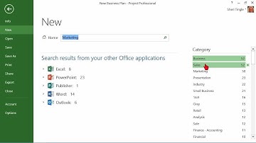 Microsoft Office Project 2013 Tutorial: Creating a New Project from a Template | K Alliance