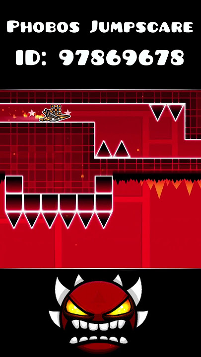 Phobos Jumpscare in Geometry Dash | #geometrydash #gd #gaming #wow #trending