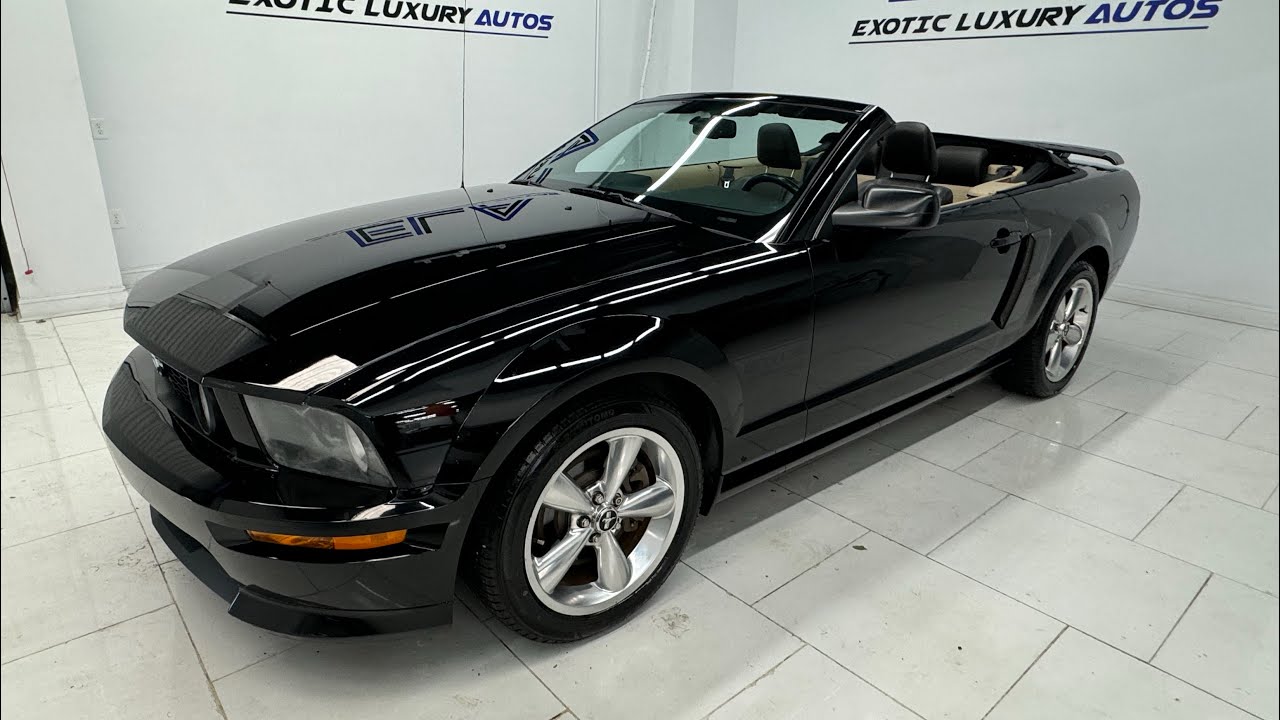(SOLD) 2007 FORD MUSTANG GT CS CONVERTIBLE @ExoticLuxuryAutos - YouTube