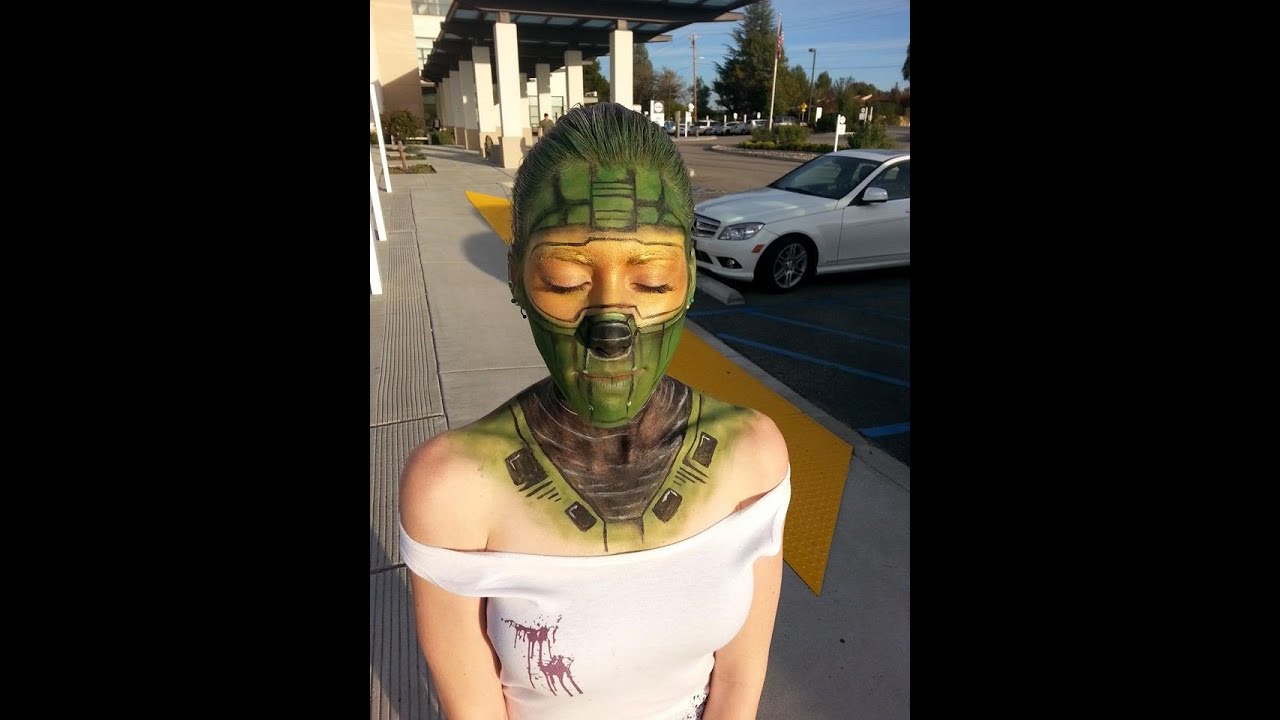 Master Chief Makeup Tutorial - Youtube