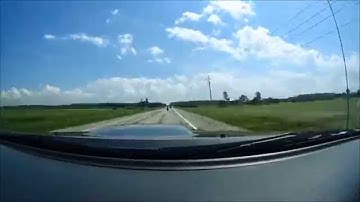 Timelapse drive Forest to Sarnia to Windsor