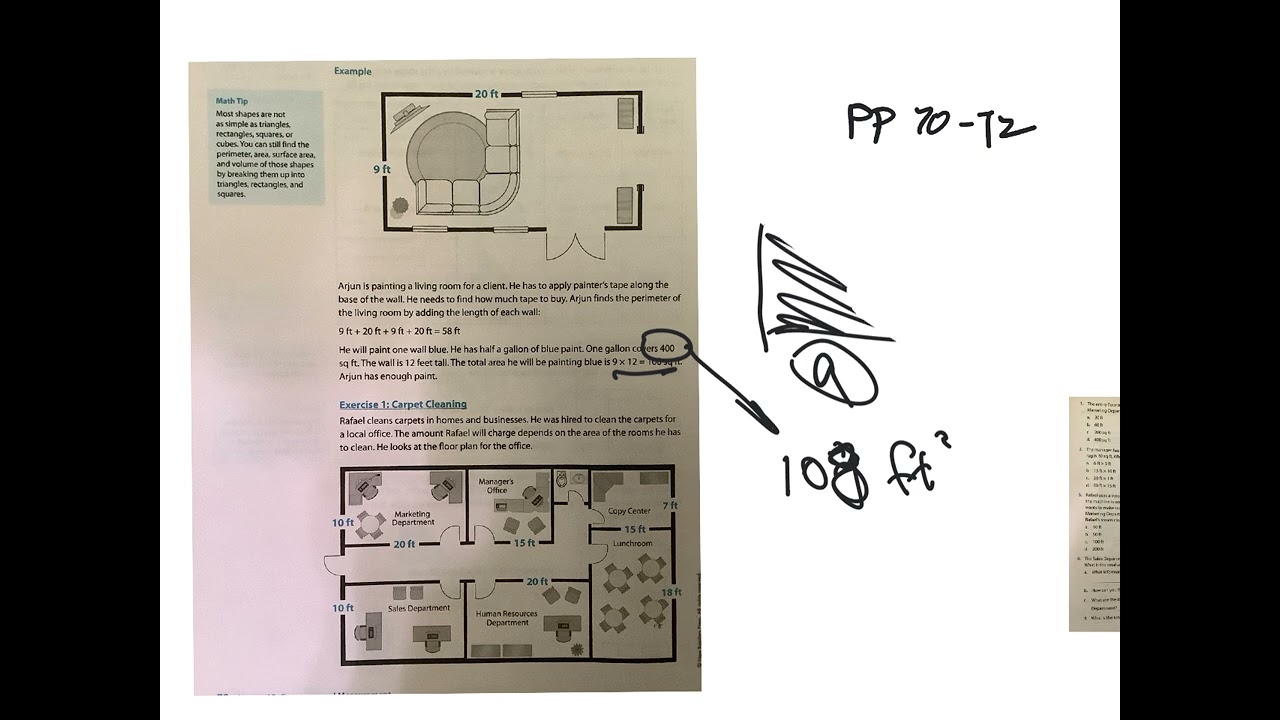 Math for trades work wise pp 70-71