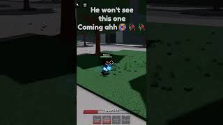 he wont see this coming ahhh😭 I The Strongest Battlegrounds #roblox #thestrongestbattlegrounds  #tsb